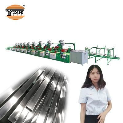 China To Polish To Pipe Surface Metal Pipe Automatic Square Tube Grinding Polishing Line for sale