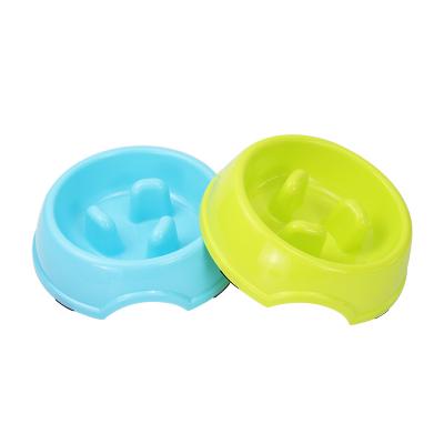 China Slow Food Clog-proof Healthy Pet Anti-Obesity Bowl Slow Food Pet Bowl Pet Feeding Bowl for sale