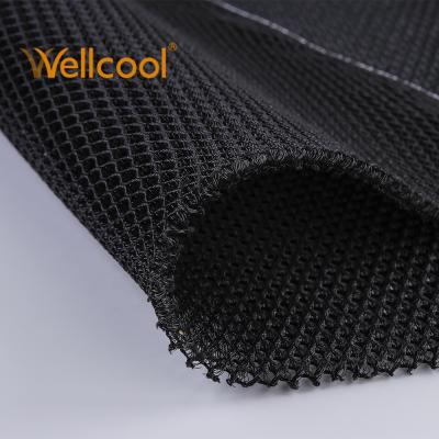 China Heat-insulation wholesale support black washable 3d air spacer padded mesh fabric great for car cushion application for sale