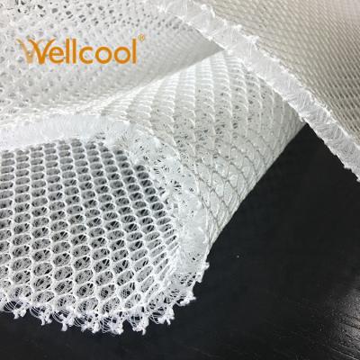 China Wholesale Heat-Insulation Stock Hexagon Holes 10mm Thickness Air Mesh Mattress Fabric Great For Camper To Reduce Moisture Buildup for sale