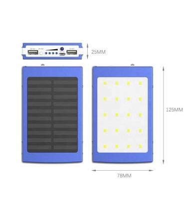 China Wholesale Waterproof Fast Charging Support Solar Power Bank Made In China Manufacture 20000mAh Power Bank for sale