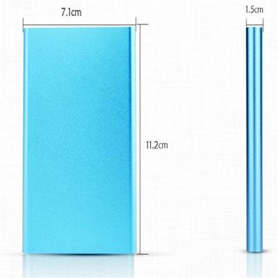 China Fast Charging Support Hot Sale Power Bank 10000mAh Ultra Thin Aluminum Material Powerbank For Xiaomi for sale