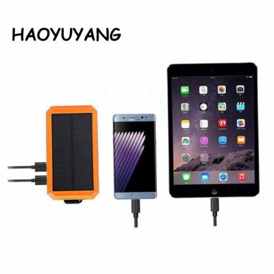 China Solar Cigarette Light Fast Support Charging Battery Power Bank 20000mAh Portable External Battery For Phone X for sale