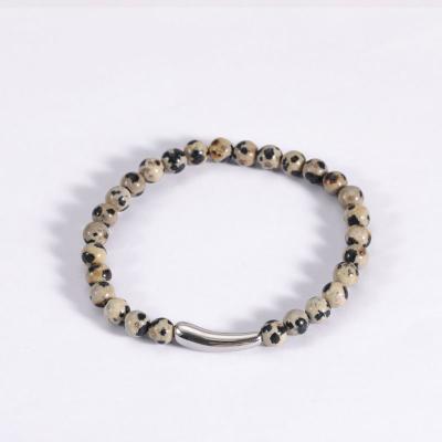 China CLASSIC Personalized Beaded Gold Bar Bracelet Stainless Steel Gold Plated Tiger Eye Gemstone Bead Bracelets Natural for sale