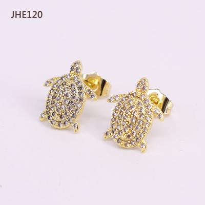 China Fashion Wholesale High Quality Women's Zircon Stud Earrings JHE120 for sale