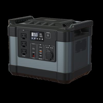 China Portable Outdoor Power Station 1000W Lithium Battery with Inverter and Controller for Outdoor Activities for sale