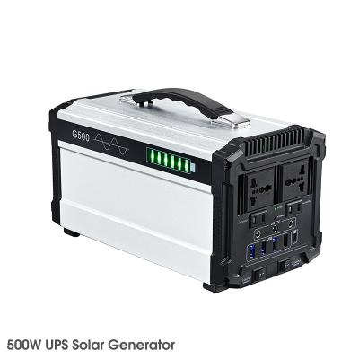 China Outdoor Portable Solar Power Station Generator Clean And Quiet 500W Replace Diesel for sale