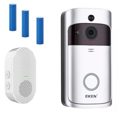 China Hot Waterproof/Waterproof Ring Doorbell Two Audio Talk Security Small Wifi Visual Wireless Video Doorbell Camera EKEN for sale