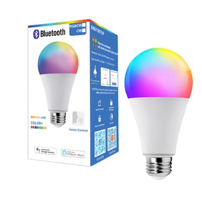 China Tuya Smart Life Bulb Wifi Light E27 B22 LED Bulb RGB Dimmable Wifi Light Bulb Wifi Life Voice Control With Alexa Google for sale