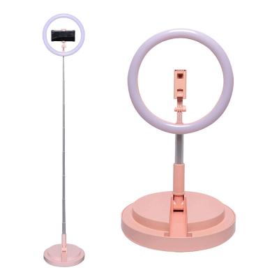 China Foldable Portable Ring Light Y2 LED Selfie Ring Light Collapsible 12 inch with Desktop Stand for Makeup/Youtuber for sale