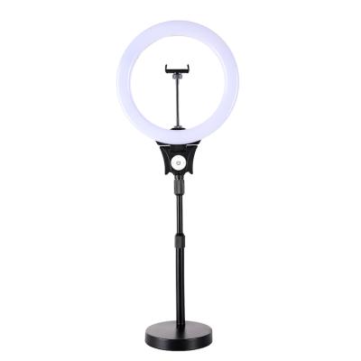 China Touch Screen Display HQ-12N 30cm Inch Dimmable 12 LED Ring Light Lamp Touch Control With Tripod Stand For Youtube Video Vlogging for sale