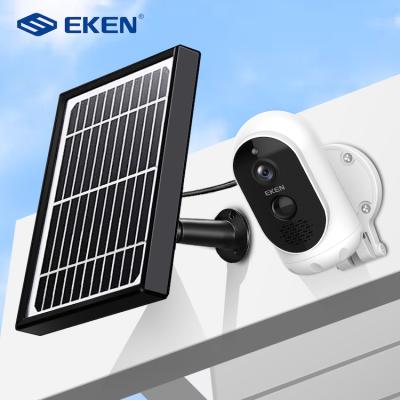 China EKEN Astro Function 1080P 6000mAh Wifi Battery Recording IP65 Solar Panel Motion Detection Waterproof Camera for sale