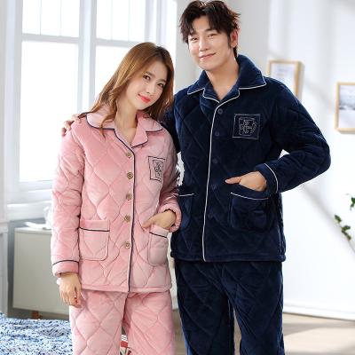 China 2021 Christmas Family Thermal Wholesale Custom Dark Blue Pajamas Sets Kids Sleepwear for sale