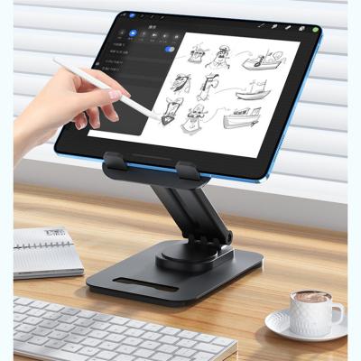 China Adjustable The Highest Cost-effective Patented Foldable Adjustable 360 Degree Rotation Aluminum Tablet PC Stands for ipad Tablet Holder for sale