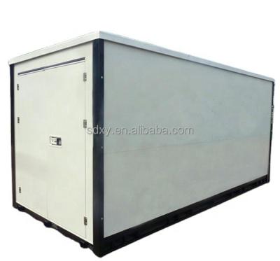 China Collapsible Industrial Self Storage Steel Fabricated Living House Container Home for sale