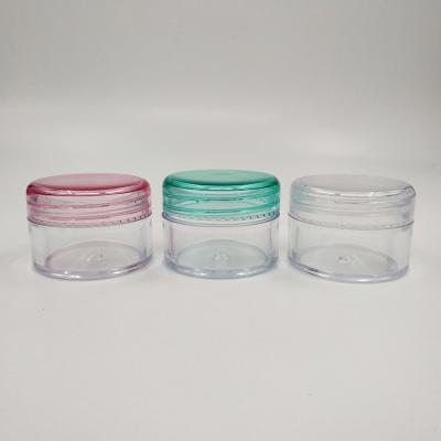 Chine 5g 5ml récipient cosmétique maquillage échantillon jar Ps jar en plastique clair à vendre