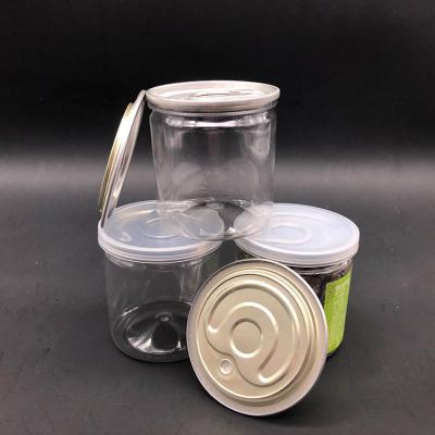 China Food Grade Clear Plastic Pet Storage Jar 2 Oz 4 Oz 8 Oz 12 Oz 16 Oz PET Plastic Cosmetic Jar for sale