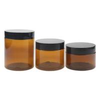 China Customizable Plastic Jar Containers With Aluminum Lid Sealed For Freshness Various Sizes for sale