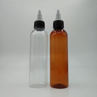 China Customized Dropper Dispenser Bottles with Screw Cap in Transparent Black for Liquid Storage for sale