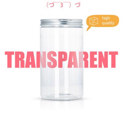 Chine Fabricant en gros de pots vides transparents pots en plastique pour noix de bonbon pots en plastique transparents sur mesure avec couvercle à vendre