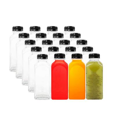 Chine Bouteilles de thé au lait personnalisables Matériaux PET sûrs Durable Parfait pour les fêtes de jus à vendre