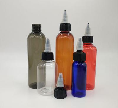 China Custom Printed Plastic Dropper Bottle with Screw Cap for Liquid Te koop