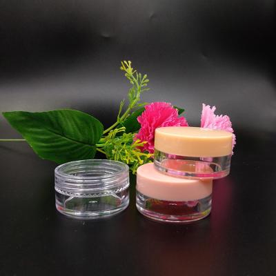 China Transparent Plastic Beauty Jar 10ml 15ml 30ml 60ml 80ml 100ml 120ml 150ml for sale