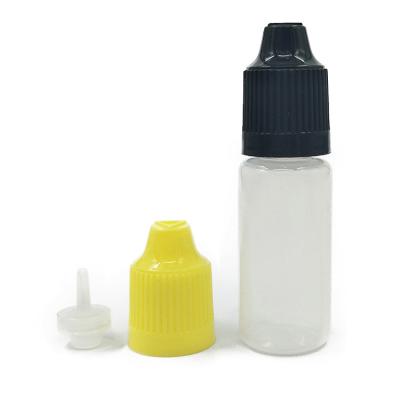 China Botella de plástico transparente de 100 ml para sabores de vape en venta