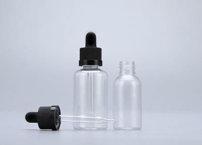 中国 Eの液体100%ペットChildproof帽子が付いているプラスチック点滴器のびん 販売のため