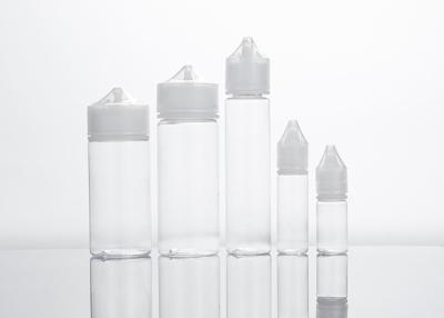 China Flüssige Flaschen-kindersichere Besetzer-Kappe Vape Juice Bottles 10ML 15ML 60ML E zu verkaufen