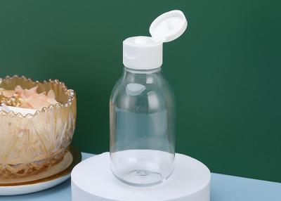 Chine bouteille 100ml en plastique transparente vide avec Flip Top Cap à vendre