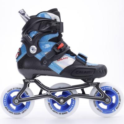 China 2022 CNC Alumium Hot INS Carbon Fiber Outdoor Professional Roller Skates For Training for sale