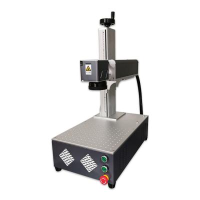 China Small Fiber Laser Marking Machine 20W 30W 50W Air Cooled Metal Marking Machine Plastic Marking Machine for sale