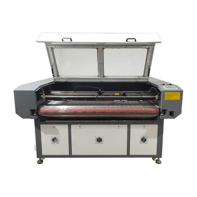 China High Quality Customized Water Cooled CO2 1610 Automatic Feeding Mc Laser Leather Cutting Machine for sale