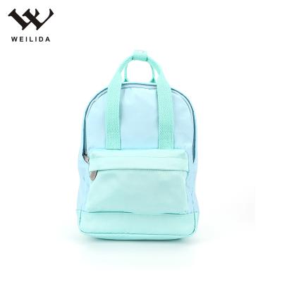 China Modern Design Cute Girl Green Backpack Kid Bag Waterproof Kids Backpack With Zipper for sale