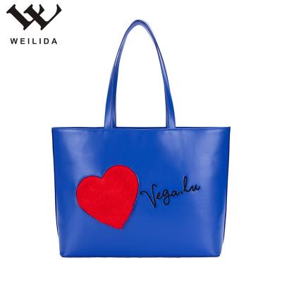 China Single Shopping Tote Bags Promotional Private Label Ladies Handbags Shoulder Bags PU Leather Single Shopping Handbags Tote Bags for sale