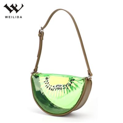 China Custom Design Fashion Fashion TPU Printed Fruit Purse Armpit Bag for sale