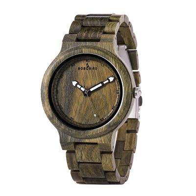 China Water Resistant BOBO BIRD Men Watch Wooden Luxury Brand Quartz Watches Gifts Relogio Masculino Big Drop Shipping for sale