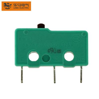 China Lema KW12-0S plunger switch t125 5e4 micro switch home appliance sensitive trigger micro switch base for sale