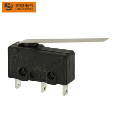 China Home Appliance High Quality Lever Mini Micro Switch KW12-8 5A Solder Terminal for sale