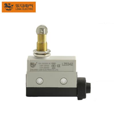 China LZ5342 Production Equipment Panel Mount Roller Plunger D4MC CCC CE 10A 250VAC Limit Switch For Gate Opener for sale