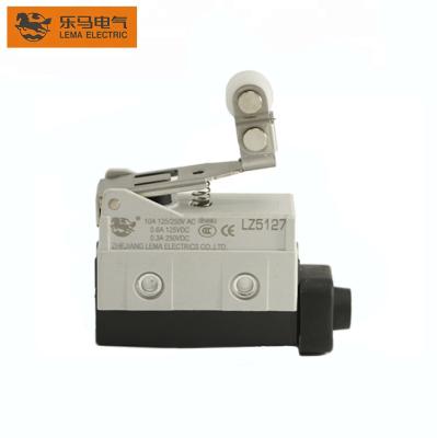 China Production equipment Lema 10A 250V LZ5127 short roller lever sealed micro limit switch ip65 limit switch for sale