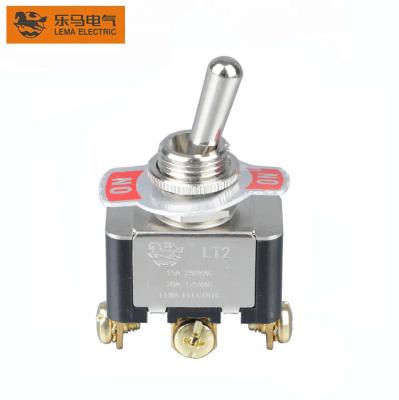 China LT2120B Electrical Equipment Screw Terminal Pole ON-ON Inverter 250v CE Toggle Single swith 3 pin for sale