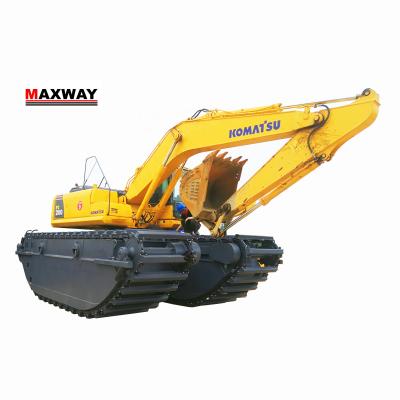 China Cultivate Amphibious Excavator Pontoon Undercarriage Price MAXWAY Model: MAX200PU-S for sale