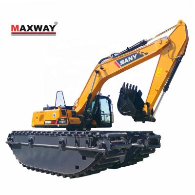 China Cultivate Pontoon Undercarriage Amphibious Excavator, SANY Model: MAX200PU-S for sale