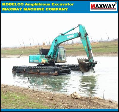 China MAXWAY cheap price KOBELCO SK200 swamp excavator for sale, CE, ISO, EPA, SGS, model: MAX200SD original or 14 arm--16 meter long arm for sale