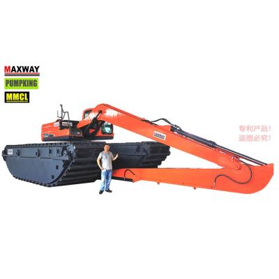 China Machinery Repair Shop China MAXWAY MMCL Large Heavy Duty Float Marsh Buggy Excavator For Sale, For Dredge Pump, Rich Farm Management for sale