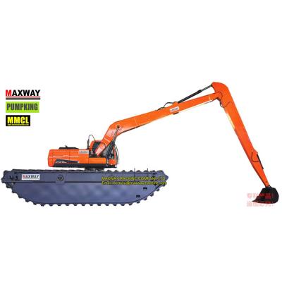 China Machinery Repair Shops MAXWAY MMCL China Famous Brand Swamp Excavator With Long Reach Arm For Deep Water for sale