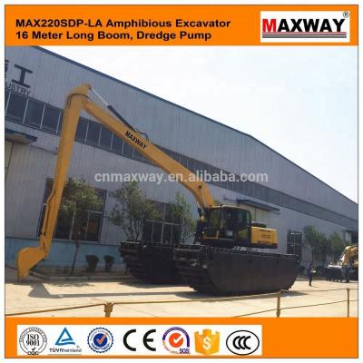 China Original MAXWAY 22 Ton Amphibious Excavator arm or 14--arm 16 meters long for sale