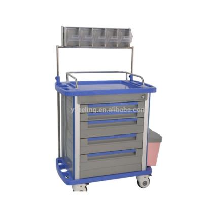 China ABS KL-AT850 Modern Anesthesia Trolley Medical Trolley With Wheels for sale